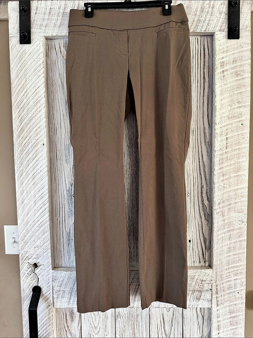 A.P.T.9 Brynn Straight Leg Pants Brown Size 12
